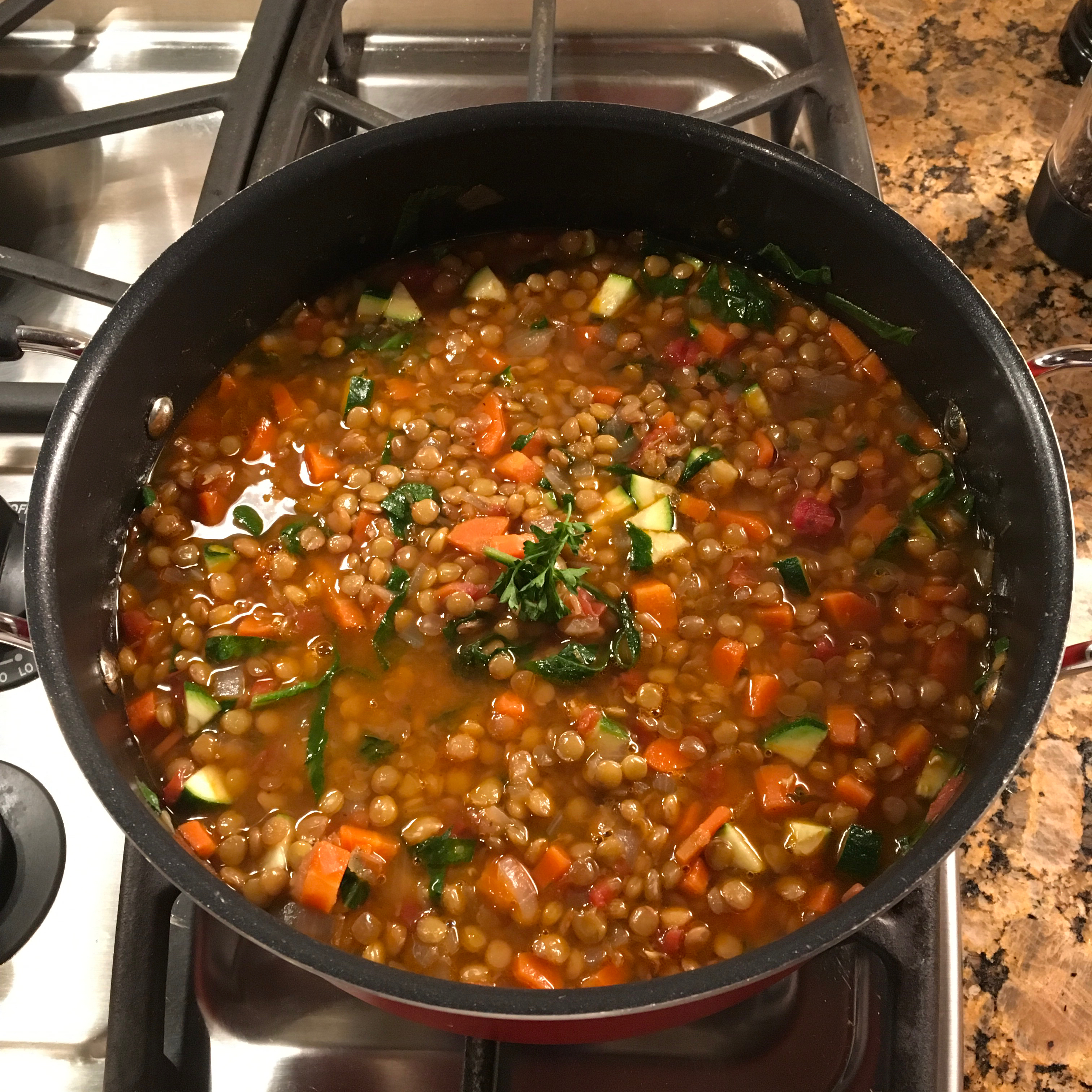 Moroccan Lentil Soup with Veggies recipe-image
